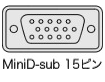 MiniD-sub 15ピン